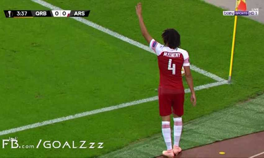 النني يساهم في هدف أرسنال الأول ضد كاراباج النني يساهم في هدف أرسنال الأول ضد كاراباج