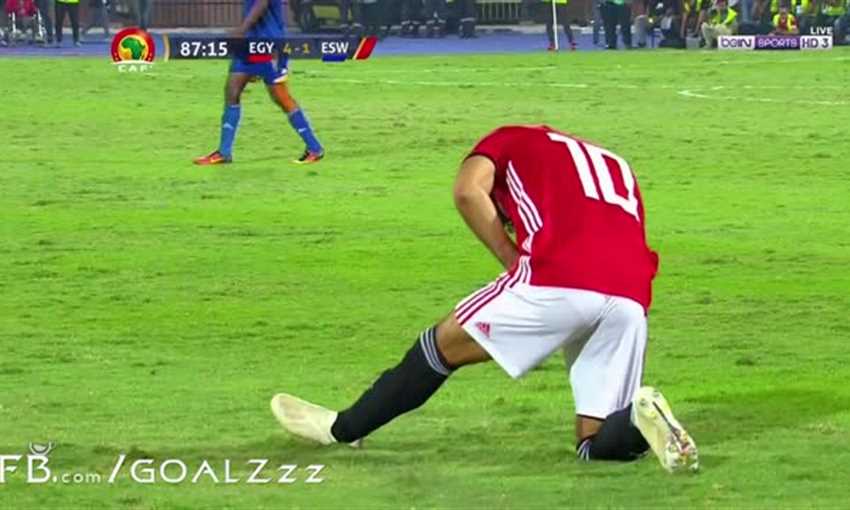 إصابة صلاح أمام إي سواتيني إصابة صلاح أمام إي سواتيني