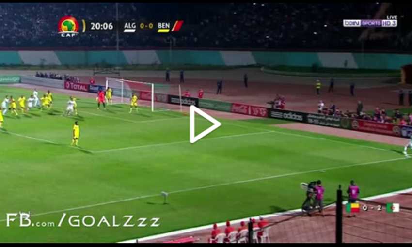هدفا فوز الجزائر على بنين (تصفيات كأس الأمم الإفريقية) هدفا فوز الجزائر على بنين (تصفيات كأس الأمم الإفريقية)