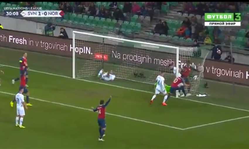 هدفا تعادل سلوفينيا والنرويج 1-1 (دوري الأمم الأوروبية) هدفا تعادل سلوفينيا والنرويج 1-1 (دوري الأمم الأوروبية)