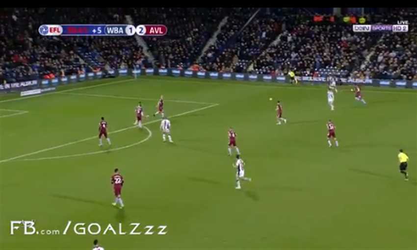 هدف مثير للجدل في مباراة وست بروميتش وأستون فيلا هدف مثير للجدل في مباراة وست بروميتش وأستون فيلا