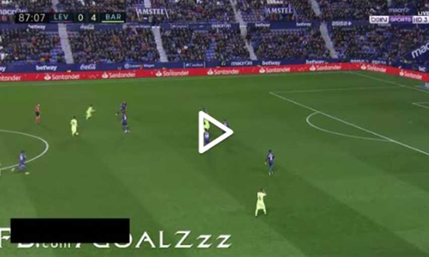 هدف بيكيه الرائع في شباك ليفانتي هدف بيكيه الرائع في شباك ليفانتي