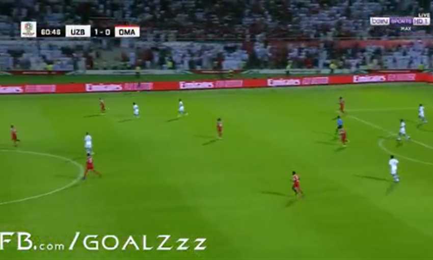 عمان تهدد مرمى أوزبكستان وتألق نيستروف  عمان تهدد مرمى أوزبكستان وتألق نيستروف