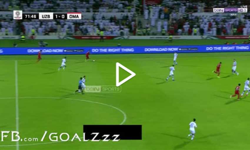 هدف الغساني لمنتخب عُمان في شباك أوزبكستان هدف الغساني لمنتخب عُمان في شباك أوزبكستان