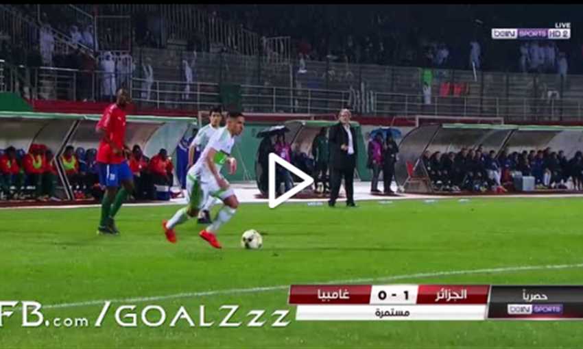 هدفا تعادل الجزائر مع جامبيا 1/1 (تصفيات أمم إفريقيا) هدفا تعادل الجزائر مع جامبيا 1/1 (تصفيات أمم إفريقيا)