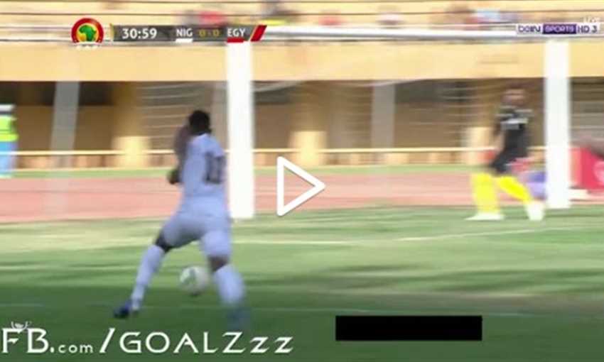 العارضة تنقذ مصر من هدف في مواجهة النيجر العارضة تنقذ مصر من هدف في مواجهة النيجر