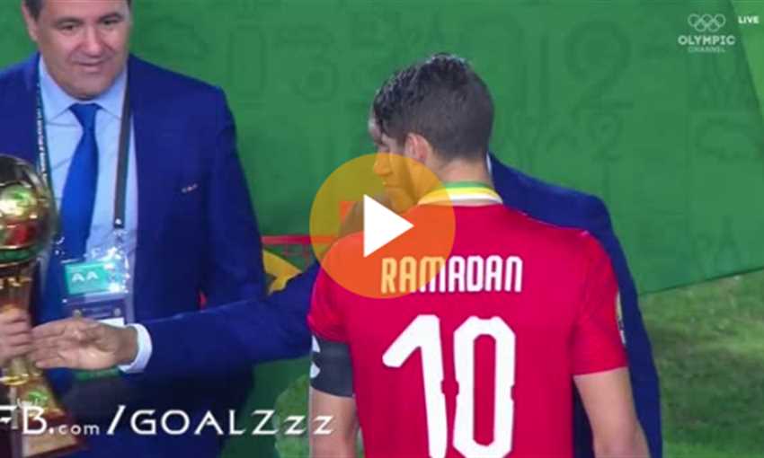 مراسم تتويج منتخب مصر الأولمبي بأمم إفريقيا تحت 23 سنة - مصر 2019 مراسم تتويج منتخب مصر الأولمبي بأمم إفريقيا تحت 23 سنة - مصر 2019