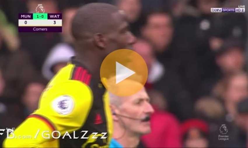 هدف واتفورد الملغي أمام مانشستر يونايتد هدف واتفورد الملغي أمام مانشستر يونايتد