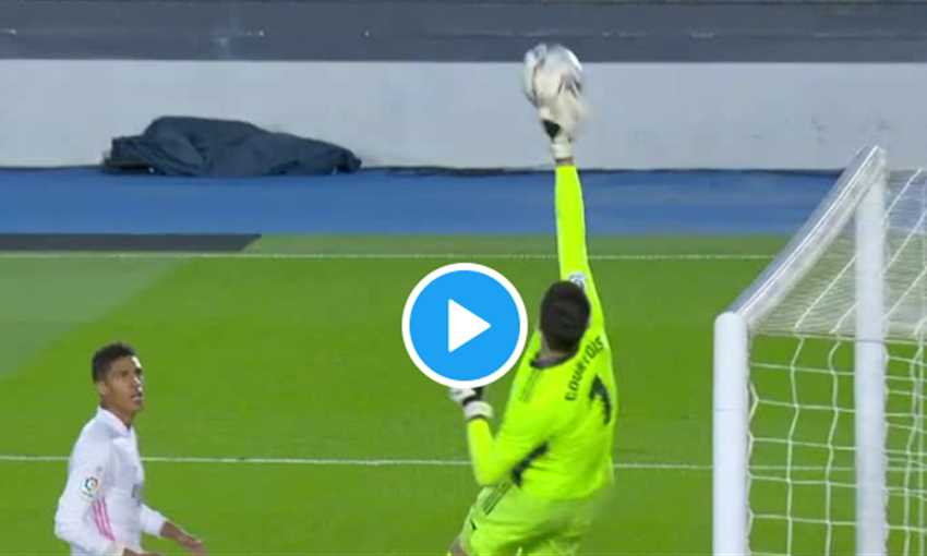 تصدي كورتوا المميز أمام أوساسونا تصدي كورتوا المميز أمام أوساسونا