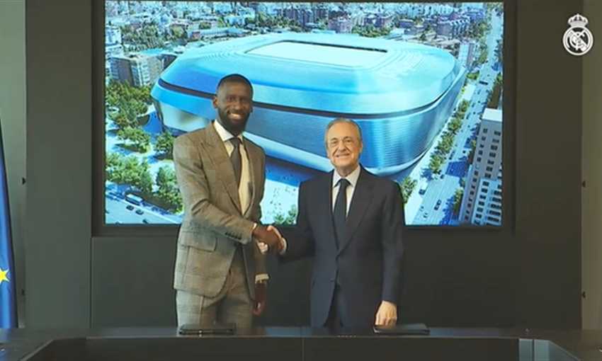 تقديم أنطونيو روديجير كلاعب جديد في ريال مدريد تقديم أنطونيو روديجير كلاعب جديد في ريال مدريد