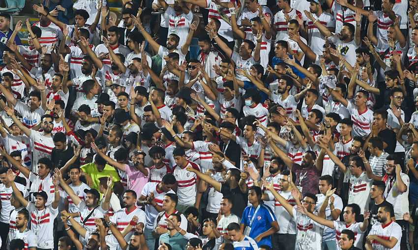 تحية من بنشرقي لجمهور الزمالك في مباراة سيراميكا تحية من بنشرقي لجمهور الزمالك في مباراة سيراميكا