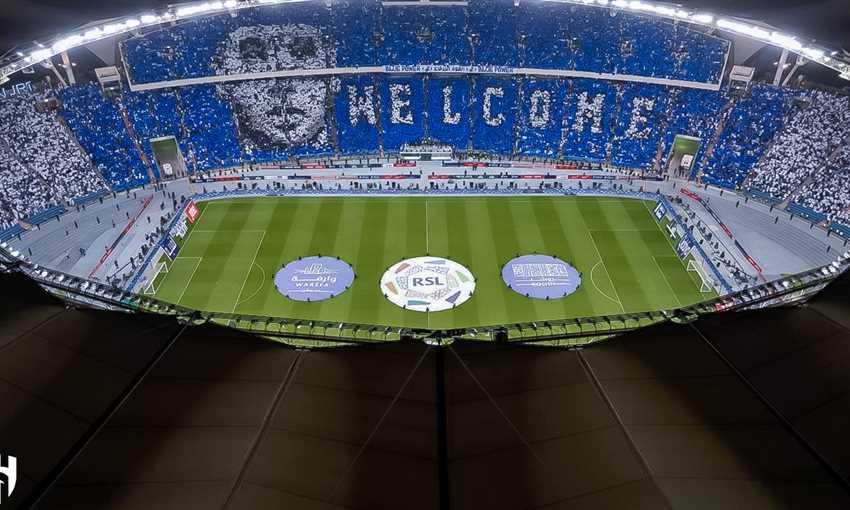 تيفو جمهور الهلال لـ نيمار قبل لقاء الفيحاء تيفو جمهور الهلال لـ نيمار قبل لقاء الفيحاء