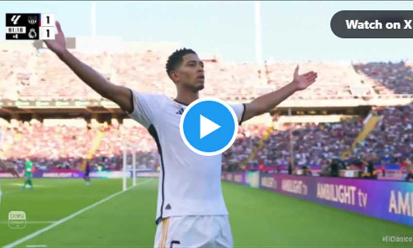 هدف ريال مدريد الثاني أمام برشلونة - بيلينجهام (الدوري الإسباني) هدف ريال مدريد الثاني أمام برشلونة - بيلينجهام (الدوري الإسباني)