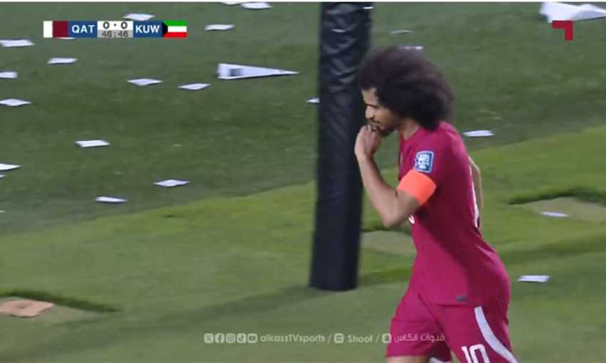 أهداف فوز قطر على الكويت 3-0 (تصفيات كأس العالم) أهداف فوز قطر على الكويت 3-0 (تصفيات كأس العالم)