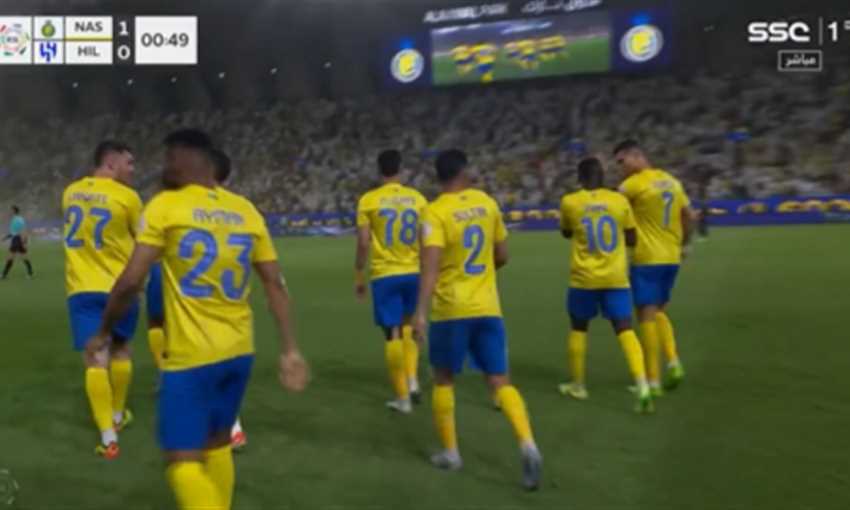 بعد 24 ثانية.. هدف النصر الأول ضد الهلال - أوتافيو (الدوري السعودي) بعد 24 ثانية.. هدف النصر الأول ضد الهلال - أوتافيو (الدوري السعودي)