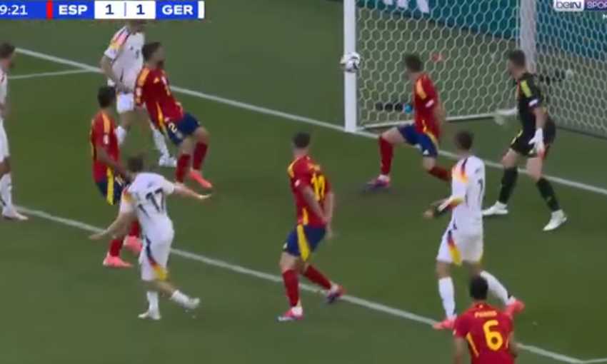 هدف ألمانيا الأول ضد إسبانيا - فلوريان فريتز (يورو 2024) هدف ألمانيا الأول ضد إسبانيا - فلوريان فريتز (يورو 2024)