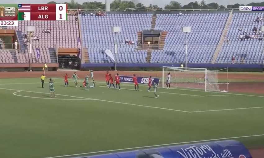 ملخص فوز الجزائر على ليبيريا 3-0 (تصفيات أمم إفريقيا) ملخص فوز الجزائر على ليبيريا 3-0 (تصفيات أمم إفريقيا)