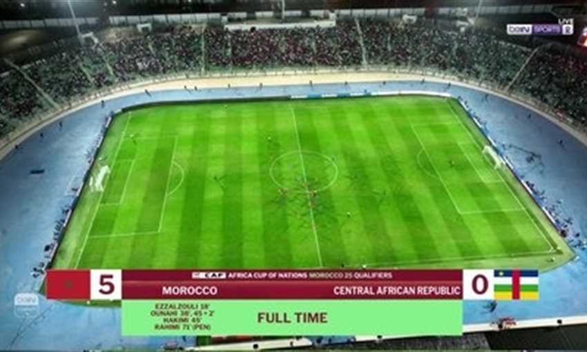 ملخص فوز المغرب على إفريقيا الوسطى 5-0 (تصفيات أمم إفريقيا) ملخص فوز المغرب على إفريقيا الوسطى 5-0 (تصفيات أمم إفريقيا)