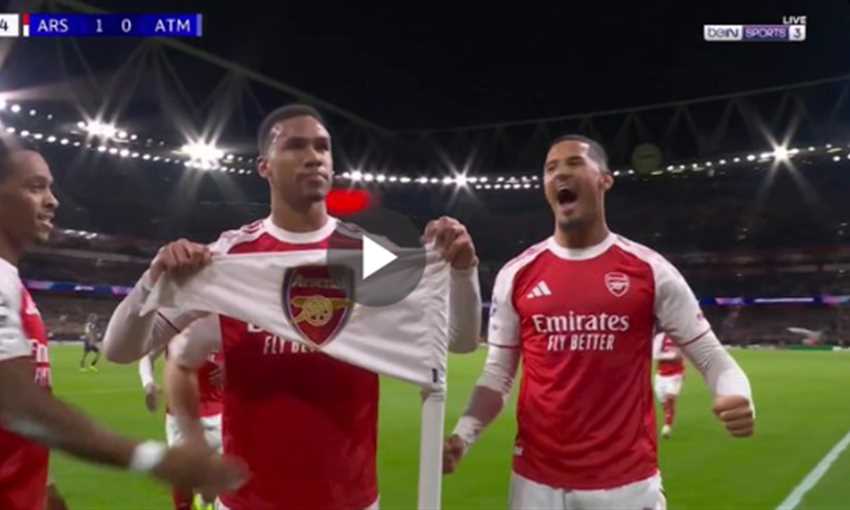 هدف أرسنال الأول في أتليتكو مدريد - جابريال (دوري أبطال أوروبا) هدف أرسنال الأول في أتليتكو مدريد - جابريال (دوري أبطال أوروبا)