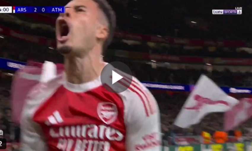 هدف أرسنال الثاني في أتليتكو مدريد - مارتينيلي (دوري أبطال أوروبا) هدف أرسنال الثاني في أتليتكو مدريد - مارتينيلي (دوري أبطال أوروبا)
