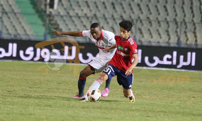 عمار حمدي لاعب النصر أمام الزمالك