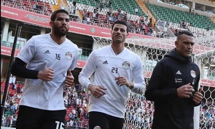صور من مران مصر الأول في جروزني