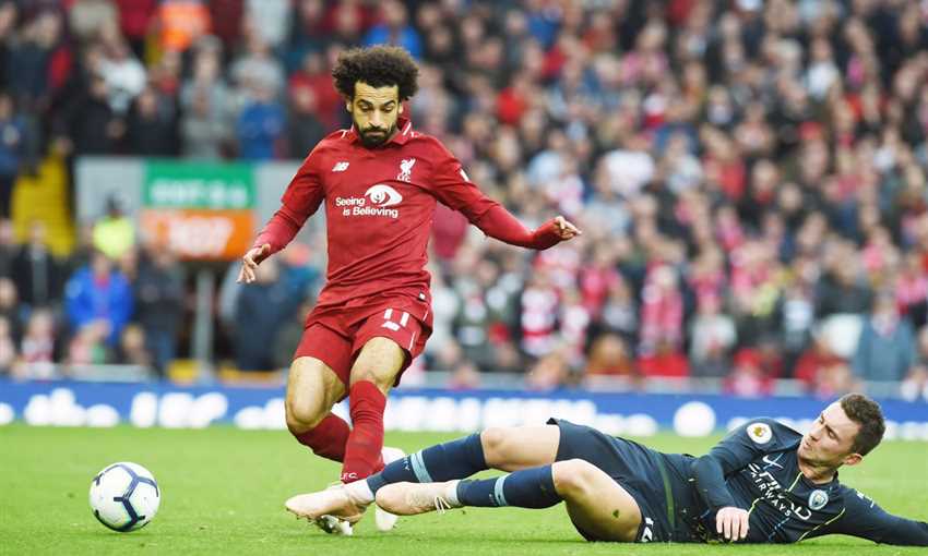 صلاح أمام مانشستر سيتي