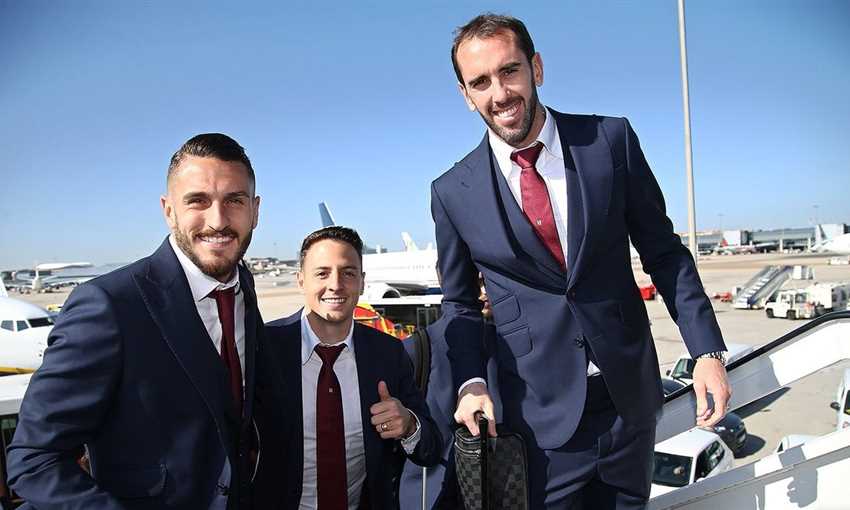 دييجو جودين - كوكي - سانتياجو أرياس - أتليتكو مدريد