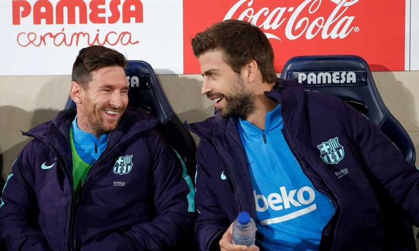 جيرارد بيكيه - ليونيل ميسي - برشلونة