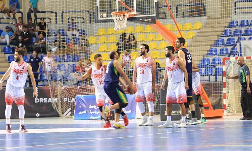 الزمالك أمام الجزيرة - كرة سلة