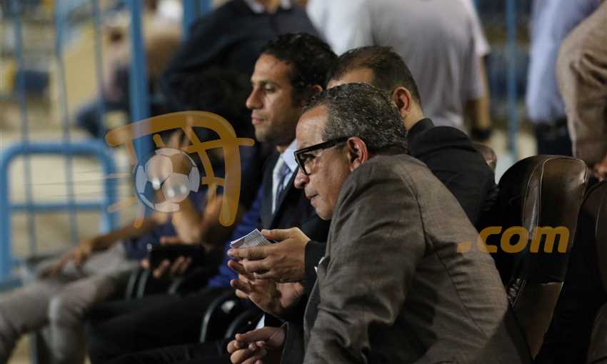 مسؤولو اتحاد الكرة في ودية منتخب مصر الأوليمبي ضد السعودية