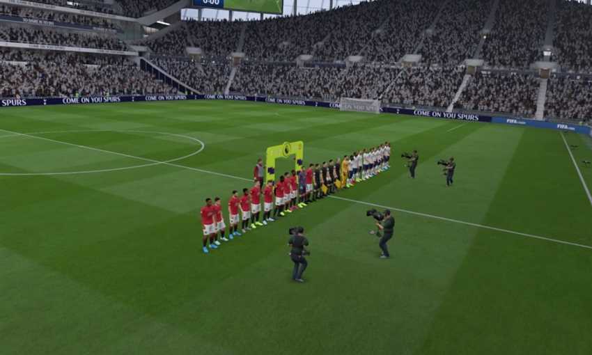 مباراة من لعبة فيفا 20