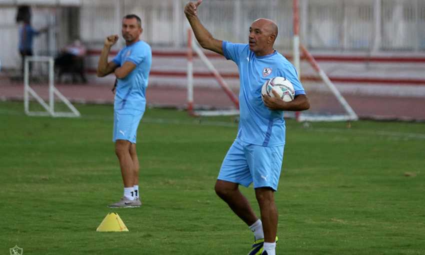 جايمي باتشيكو في مران الزمالك