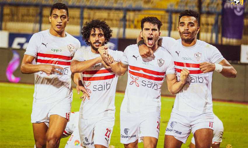 أحمد سيد زيزو من مباراة الزمالك وسموحة