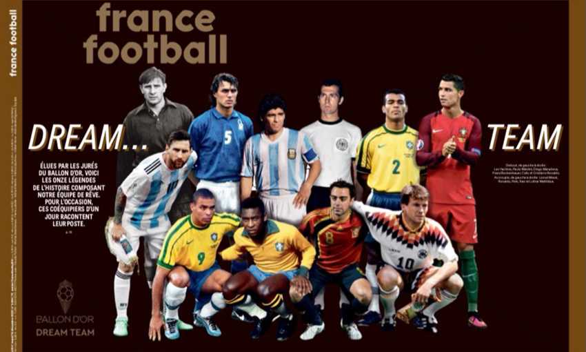أخبار فرانس فوتبول تعلن عن تشكيل أعظم 11 لاعبا في تاريخ كرة القدم Filgoal