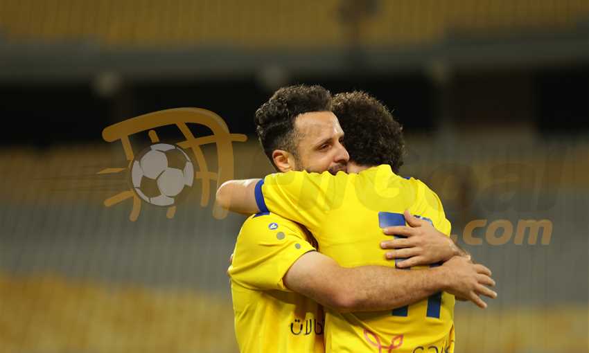 احتفالات لاعبي الإسماعيلي بالفوز على الاتحاد السكندري