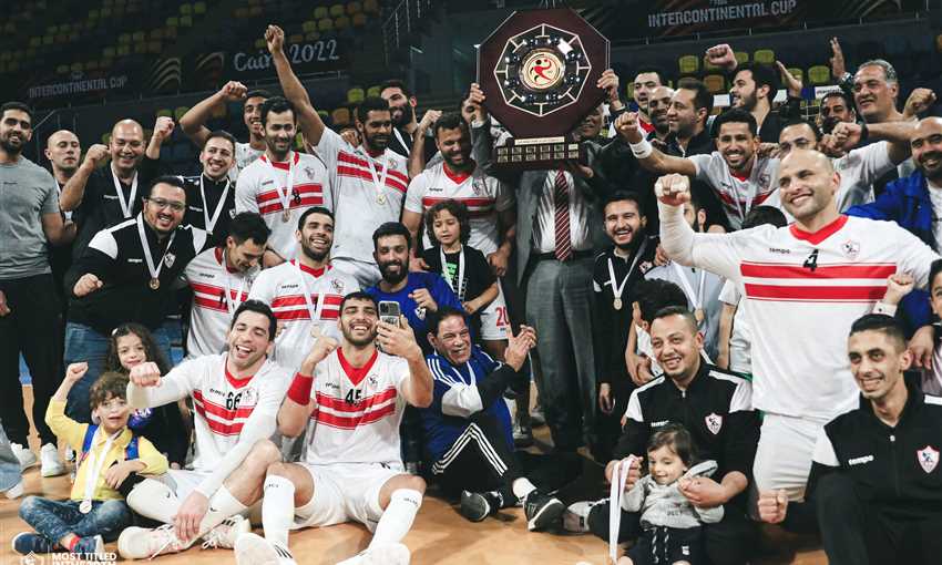 الزمالك بطل موسم 2021-2022 لدوري كرة اليد