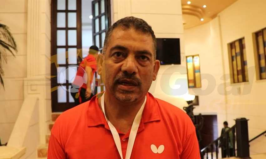 كامل دوفش مدرب منتخب فلسطين لتنس الطاولة