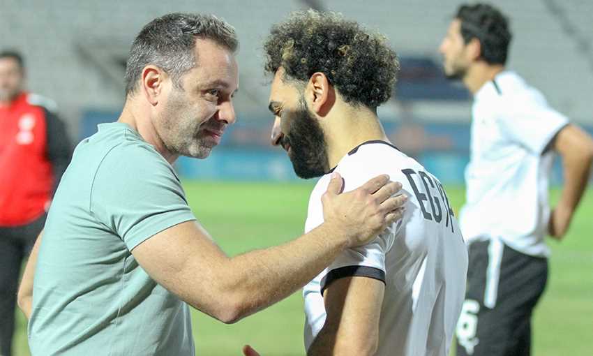 مران منتخب مصر - محمد صلاح - حازم إمام