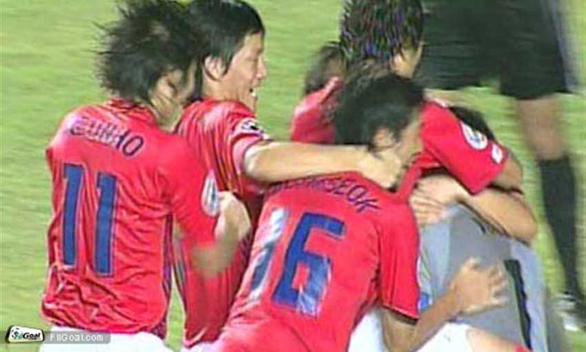 لقطة للمنتخب الكوري الجنوبي