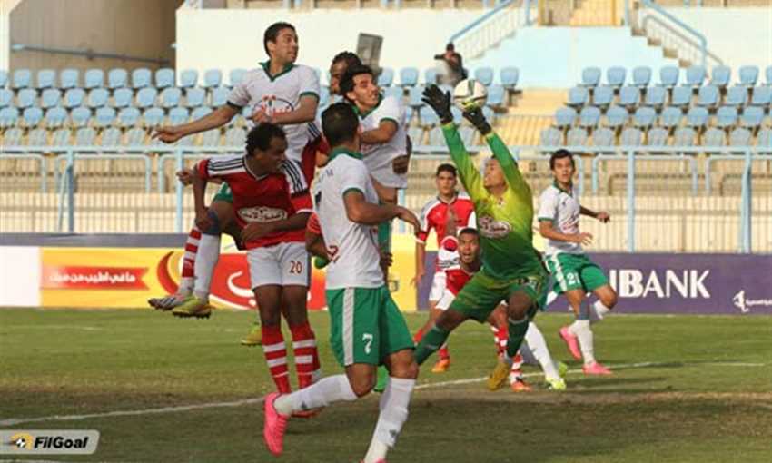 هدف حمادة ناصر للنصر للتعدين أمام الأسيوطي 