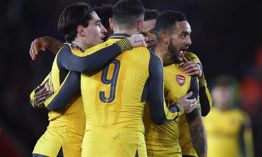 أهداف فوز أرسنال أمام ساوثامبتون 5-0 (كأس إنجلترا)