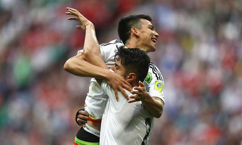 هدف التعادل للمكسيك في روسيا (كأس القارات)