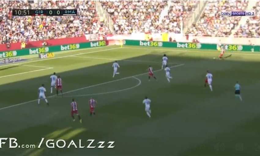 هدف ريال مدريد الأول في شباك جيرونا (إيسكو)