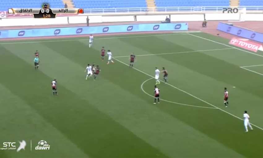 ملخص لمسات أحمد الشيخ وحسين مع الاتفاق أمام الرائد