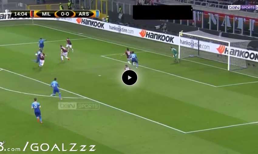 هدف أرسنال الأول في ميلان من مخيتريان (الدوري الأوروبي)