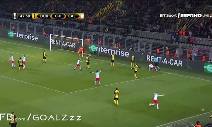 أهداف خسارة دورتموند أمام ساليزبروج 2/1 (الدوري الأوروبي)