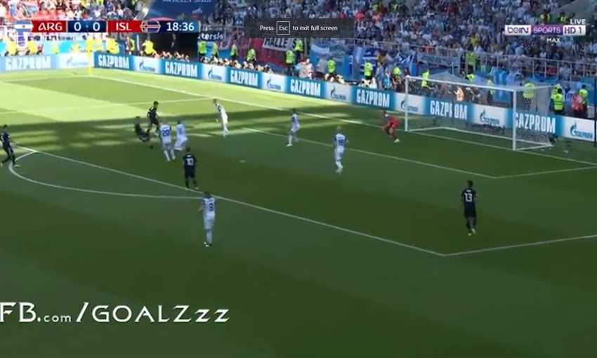 هدفا تعادل الأرجنتين وأيسلندا 1/1 (كأس العالم)