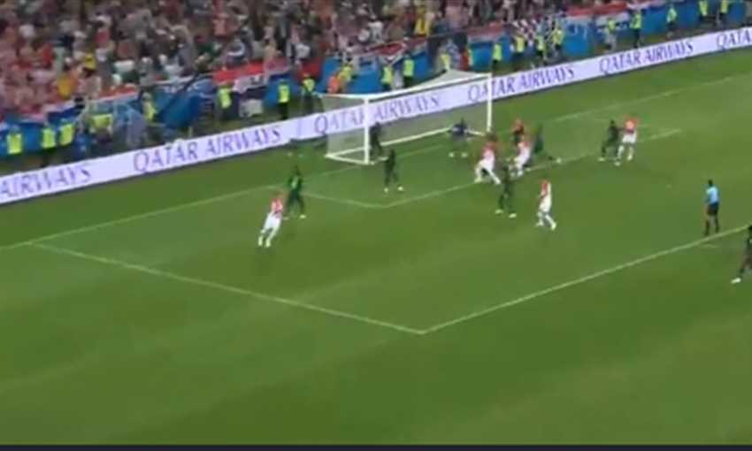 هدف كرواتيا الثاني في شباك نيجيريا