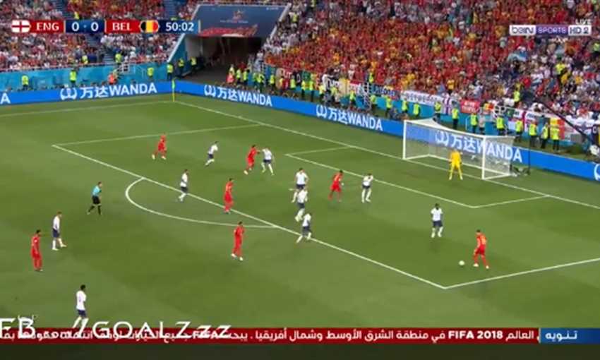 هدف انتصار بلجيكا الرائع في مرمى إنجلترا